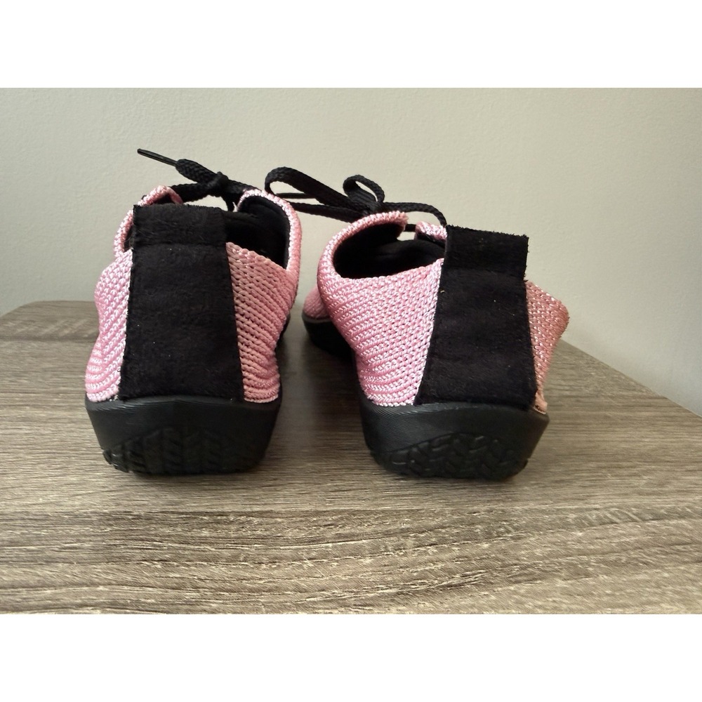Arcopedico Pink Knit Lace-Up Sneakers Sz 40 US 9 Casual Lightweight Comfort - Picture 6 of 9